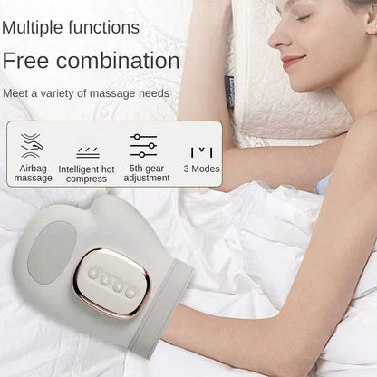 New Style Air Compression Cordless Electric Hand Massager Finger Kneading Shiatsu with Palm Pressing Wrist Massager