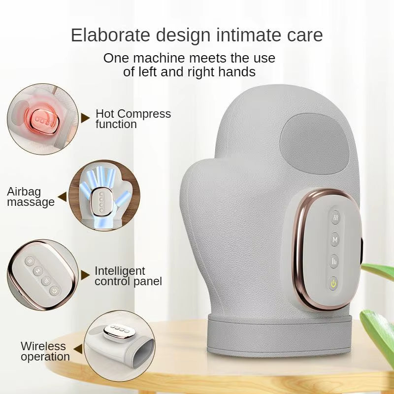 New Style Air Compression Cordless Electric Hand Massager Finger Kneading Shiatsu with Palm Pressing Wrist Massager